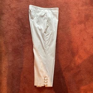 White Cropped Pants